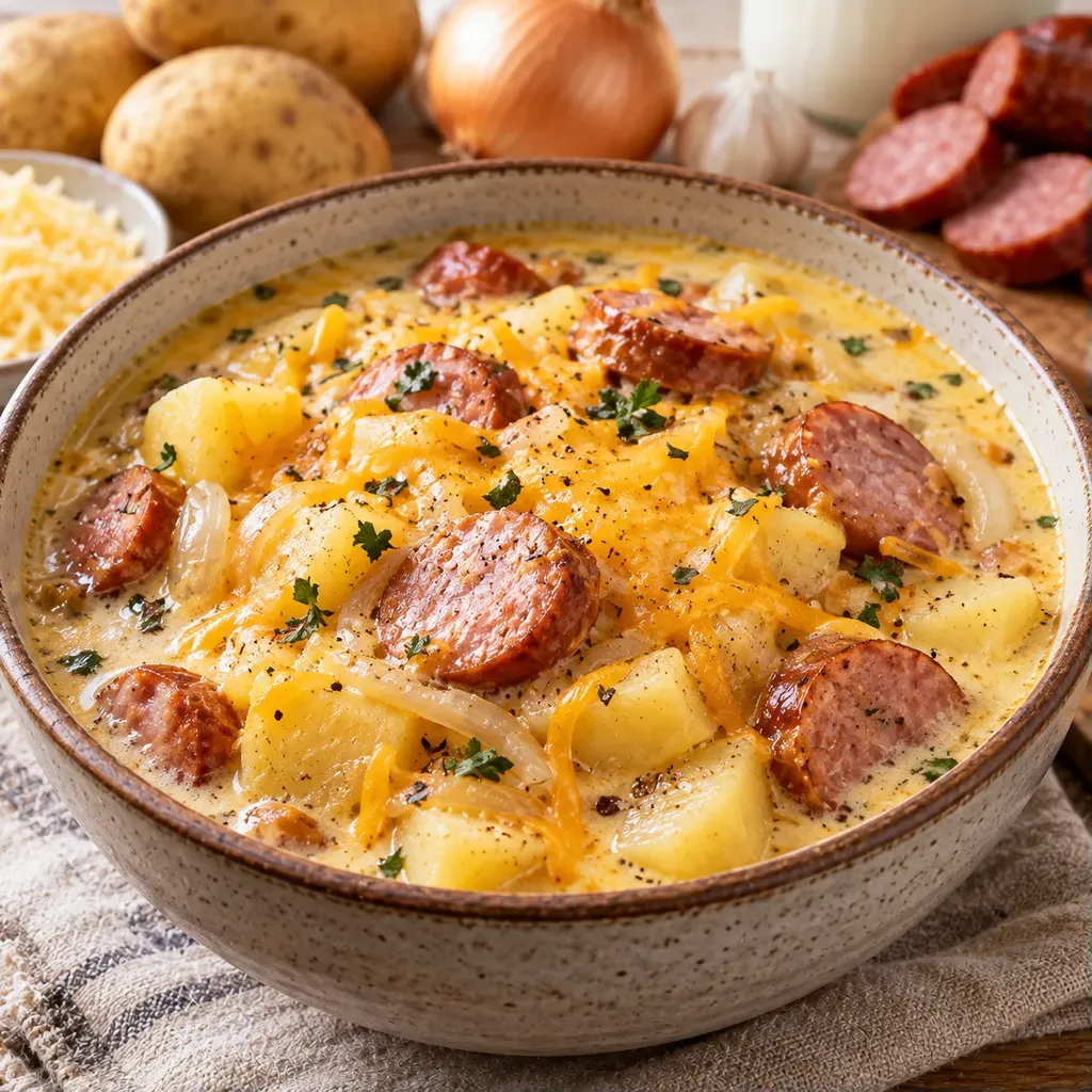 Crémeuse Saucisse Pommes
