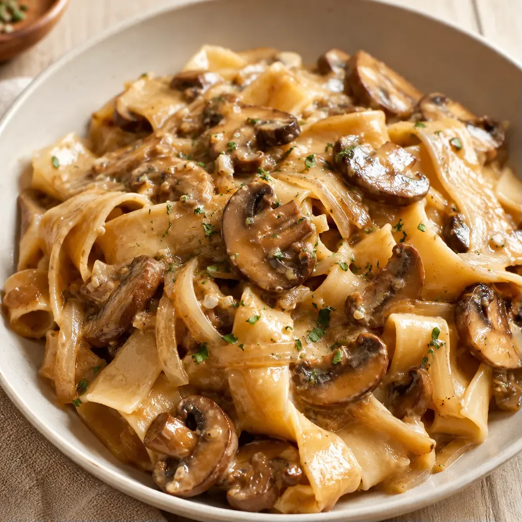 Champignons Crémeux Vegan
