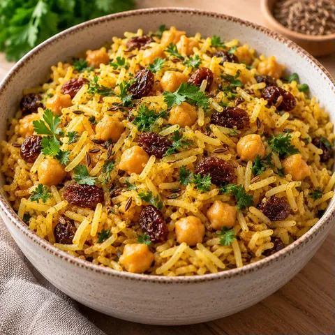 Riz épicé méditerranéen