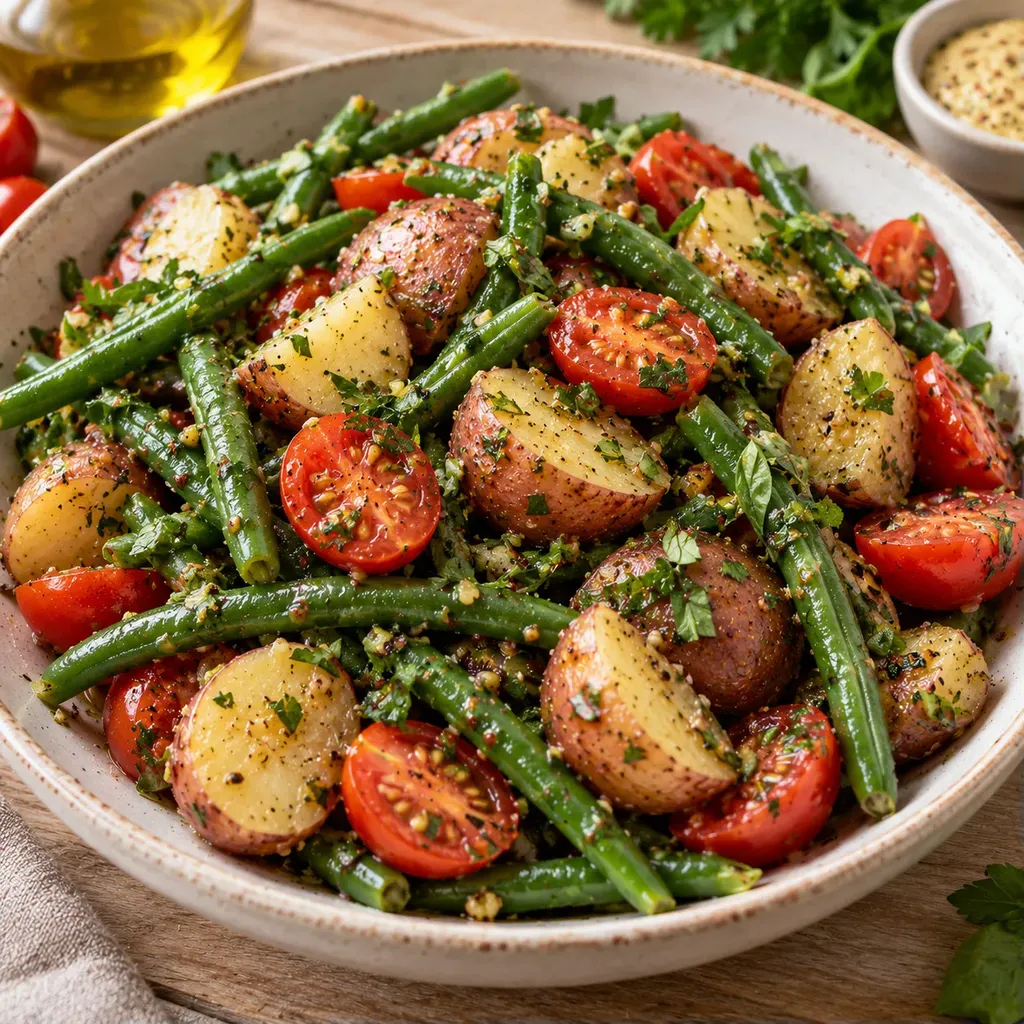 Pommes Haricots Tomates