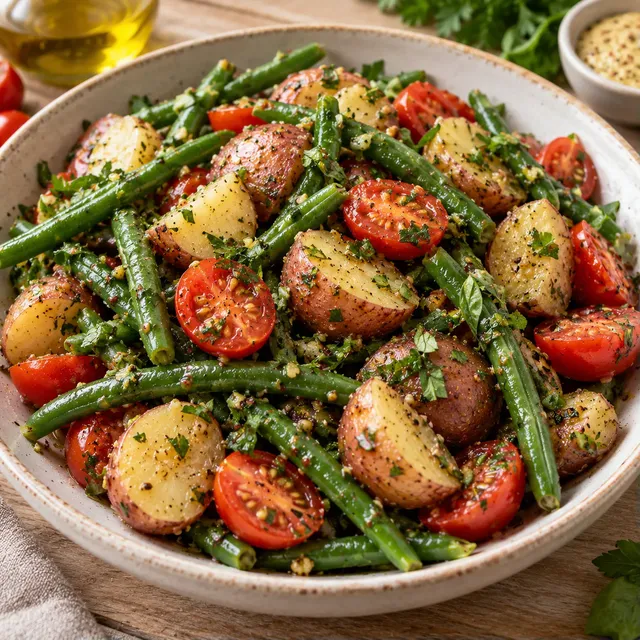 Pommes Haricots Tomates