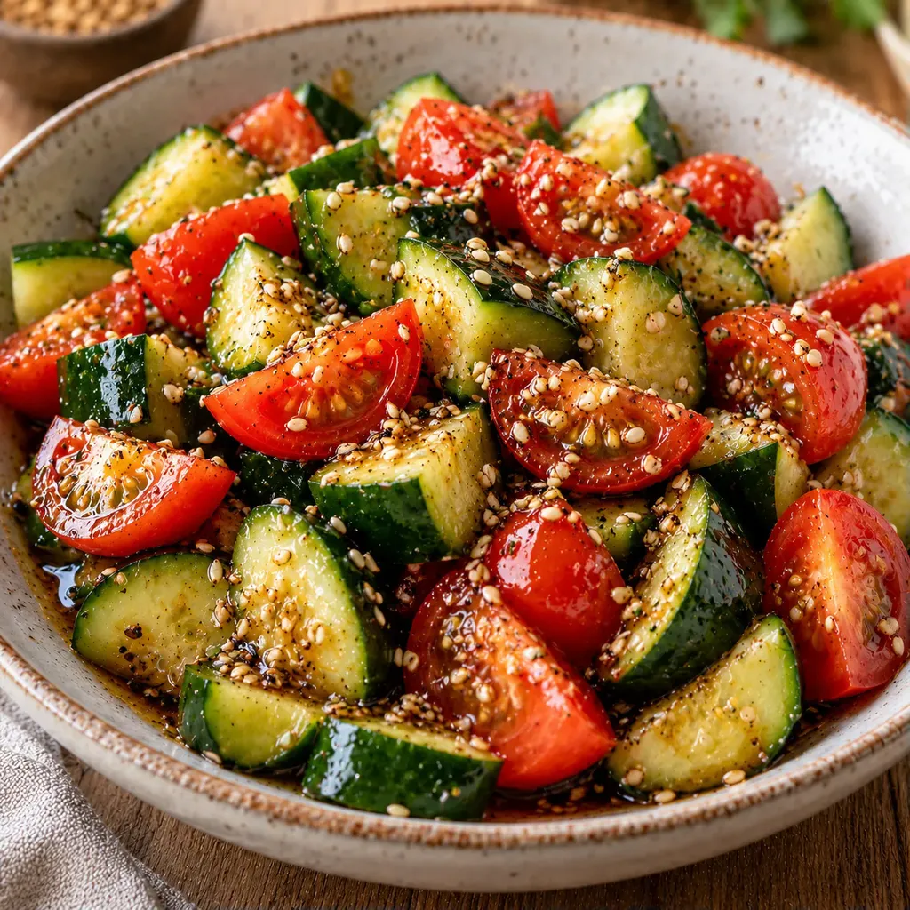 Tomates Concombres Ponzu