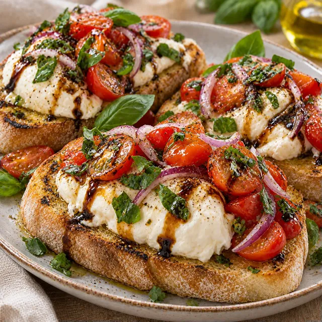 Pain et Burrata