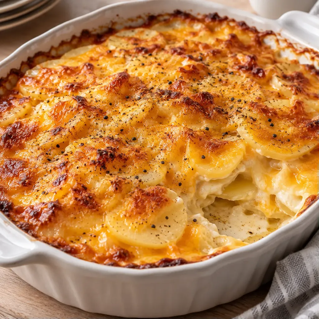 Gratin crémeux cheddar