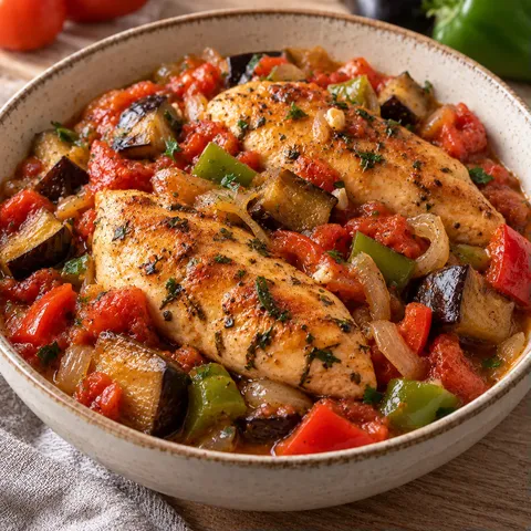 Poulet Légumes Mijotés