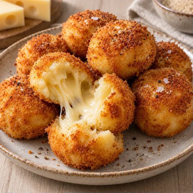 Bouchées fondantes fromage
