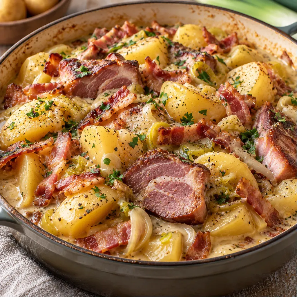 Mijoté pommes et viande