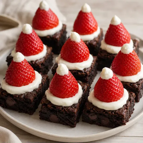 Bonnets chocolat fraises