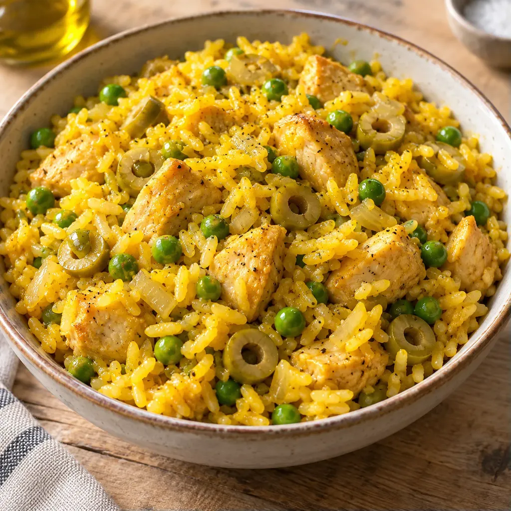 Riz Poulet Espagnol