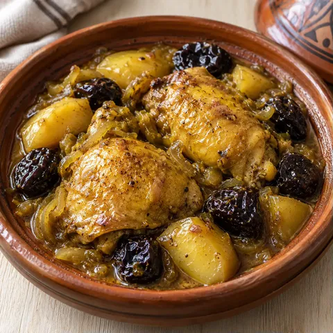 Poulet et Pruneaux