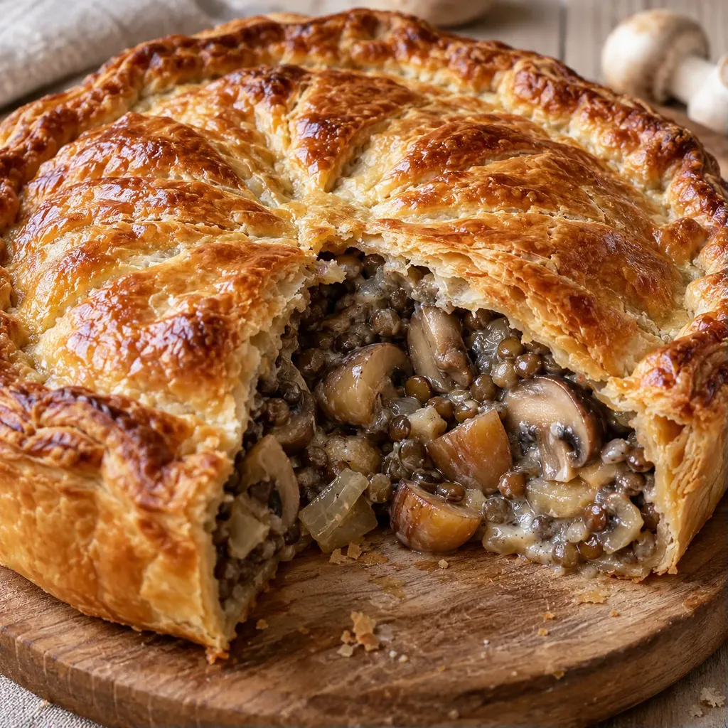 Tourte Festive Châtaignes