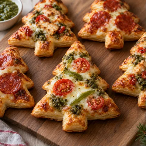 Pizzas Sapin Festives