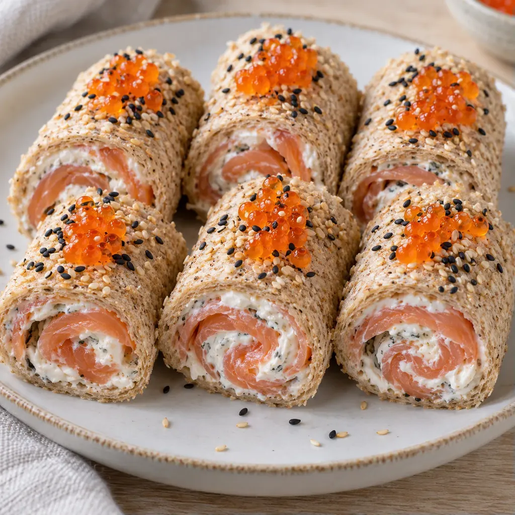 Bûches saumon fumé