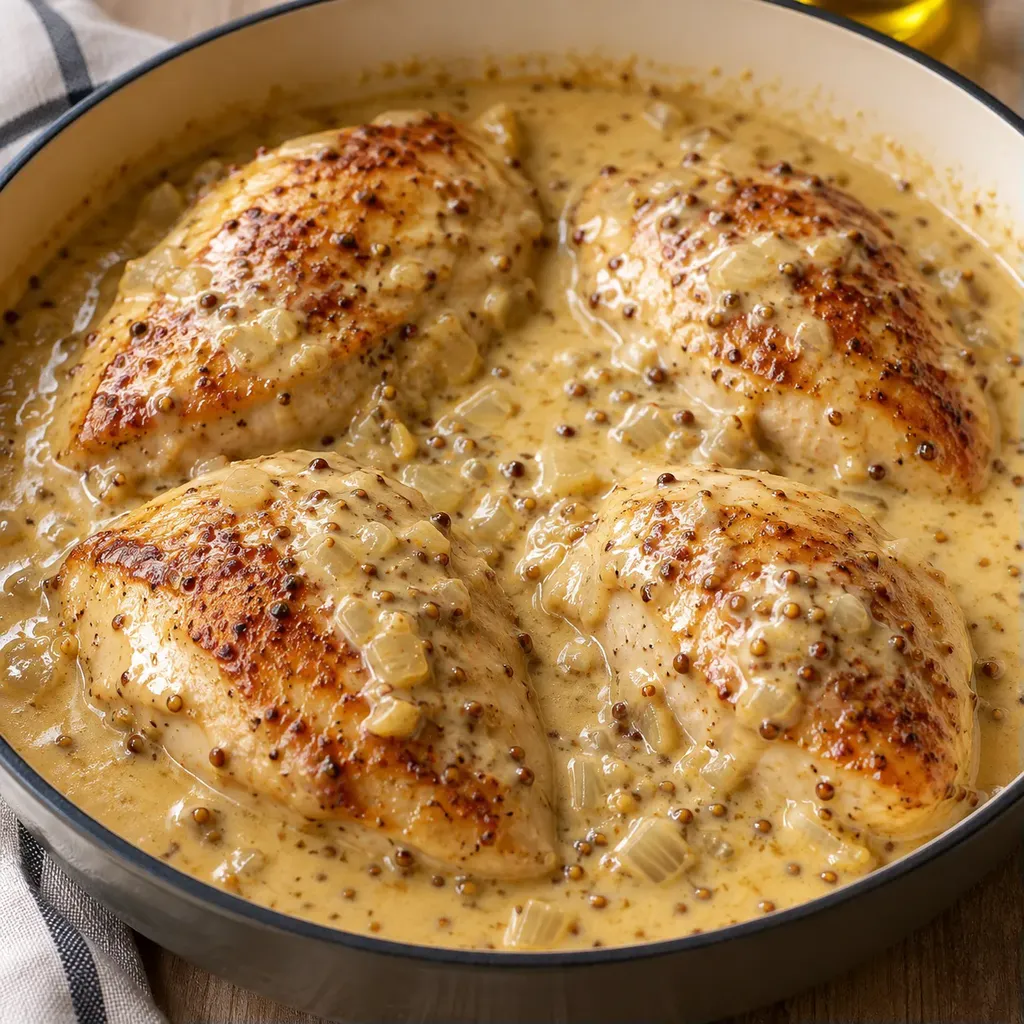 Poulet Crémeux Moutarde
