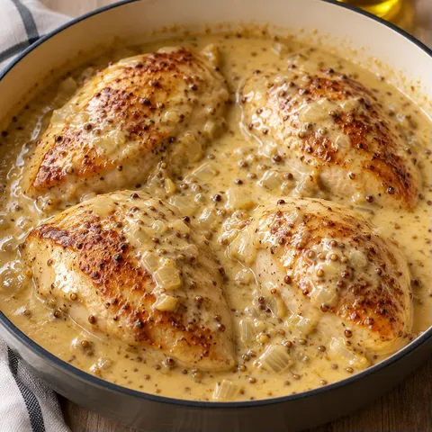 Poulet Crémeux Moutarde