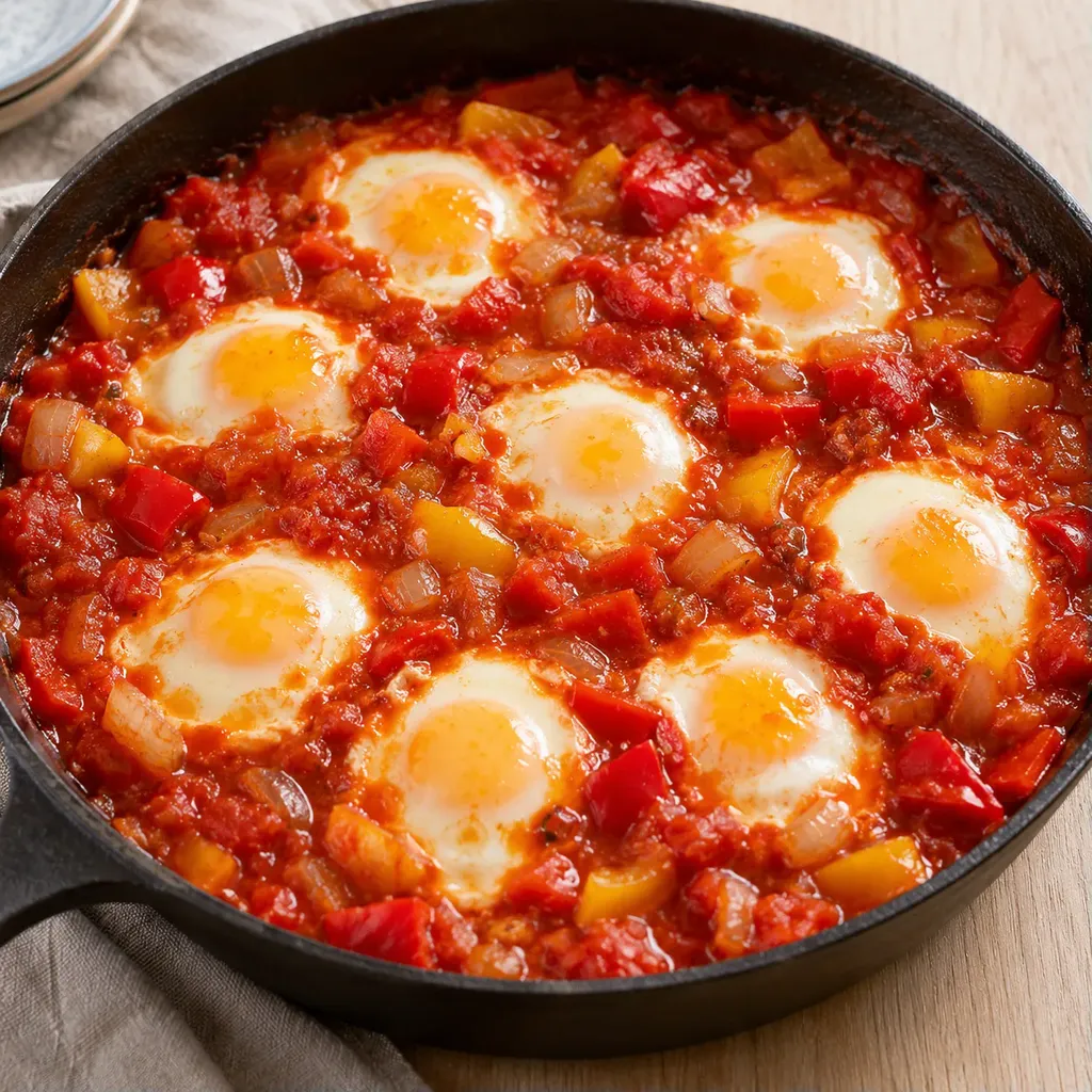 Oeufs épicés Tomate
