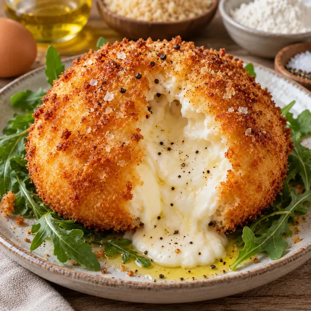 Burrata Dorée et Crispy