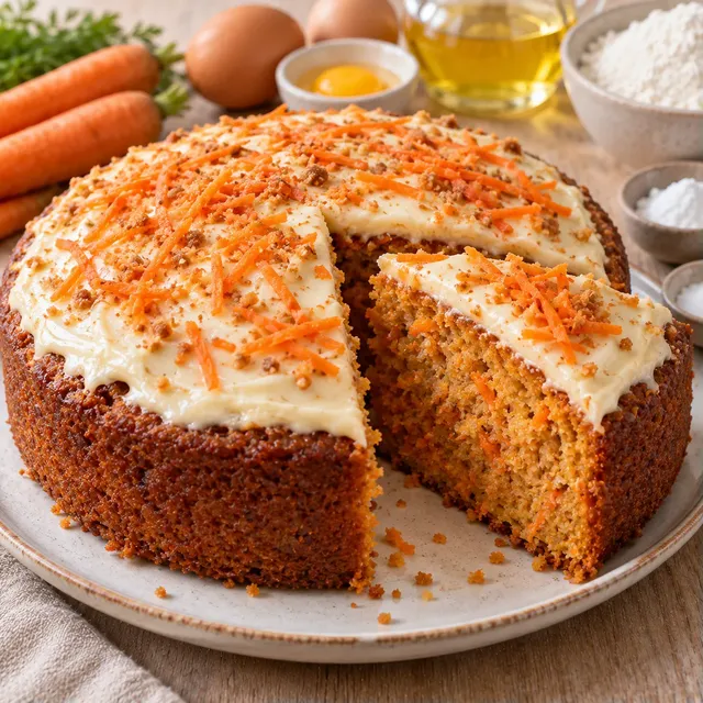 Délicieux Gâteau Carottes