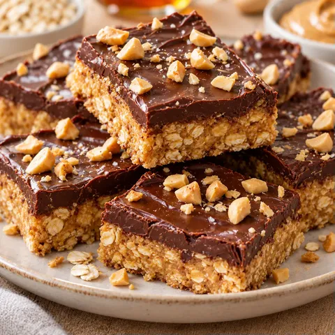 Barres Douces Vegan Chocolat-Cacahuètes