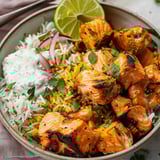Délicieux Bols de Saumon Tandoori Rapide