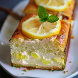 Gâteau fondant citron au fromage doux