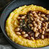 Polenta Douce et Haricots Blancs au Four