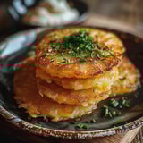 Pommes de terre en galettes dorées