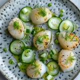 Pétoncles frais à l'aneth