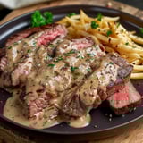 Bœuf crémeux au poivre