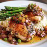 Cuisses de poulet sucré-salé