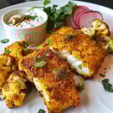 Délicieux poisson et chou-fleur au cari