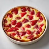 Un fondant gourmand avec des fraises