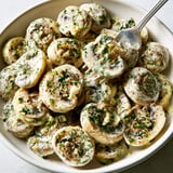 Un bol de salade aux champignons inspirée par Paul Bocuse.