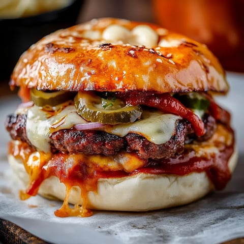 Savoureux burgers façon pizza simples et rapides